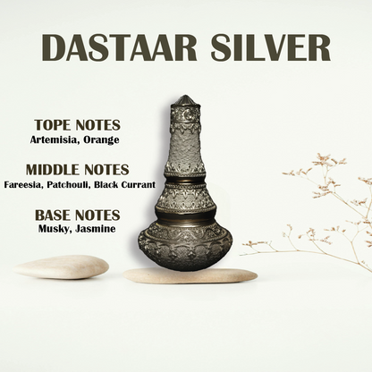 Dastaar Silver by ZAHRAH B