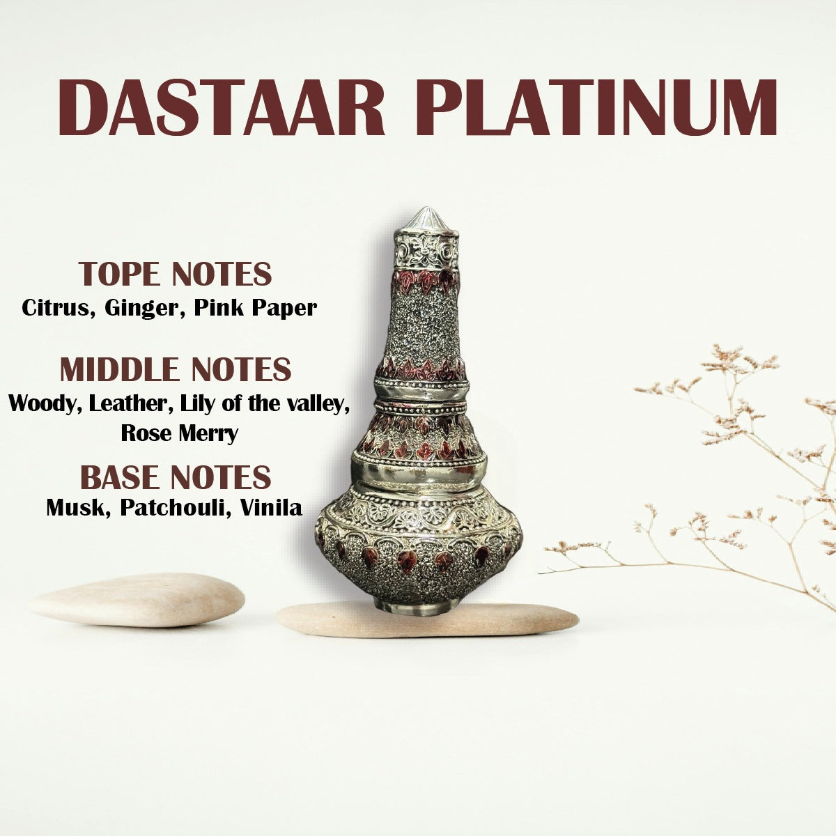 Dastaar Platinum – Unisex Perfume by ZAHRAH B